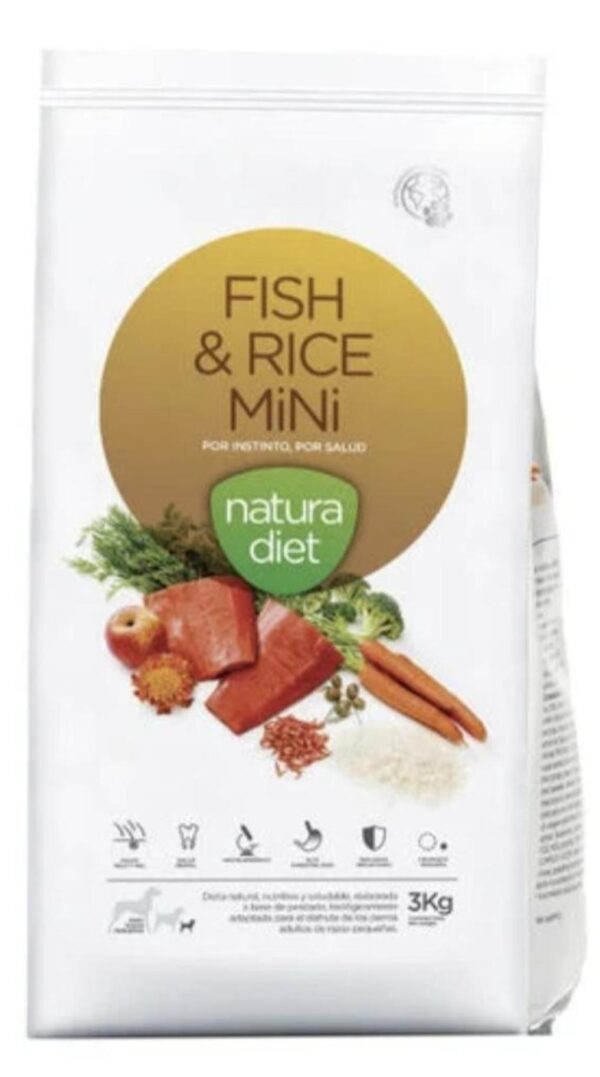 Natura Diet Fish and Rice Mini - El Perro Online